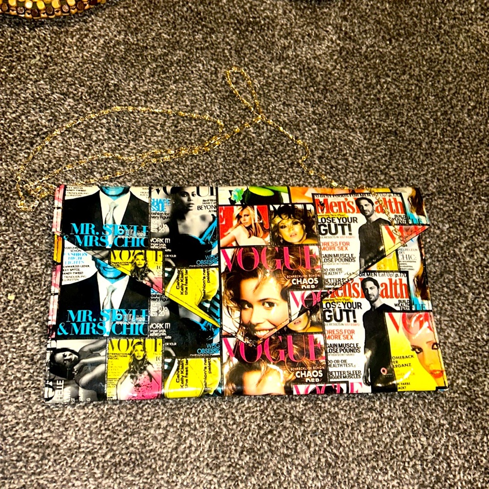 Vintage Vogue Magazine Style Bag
